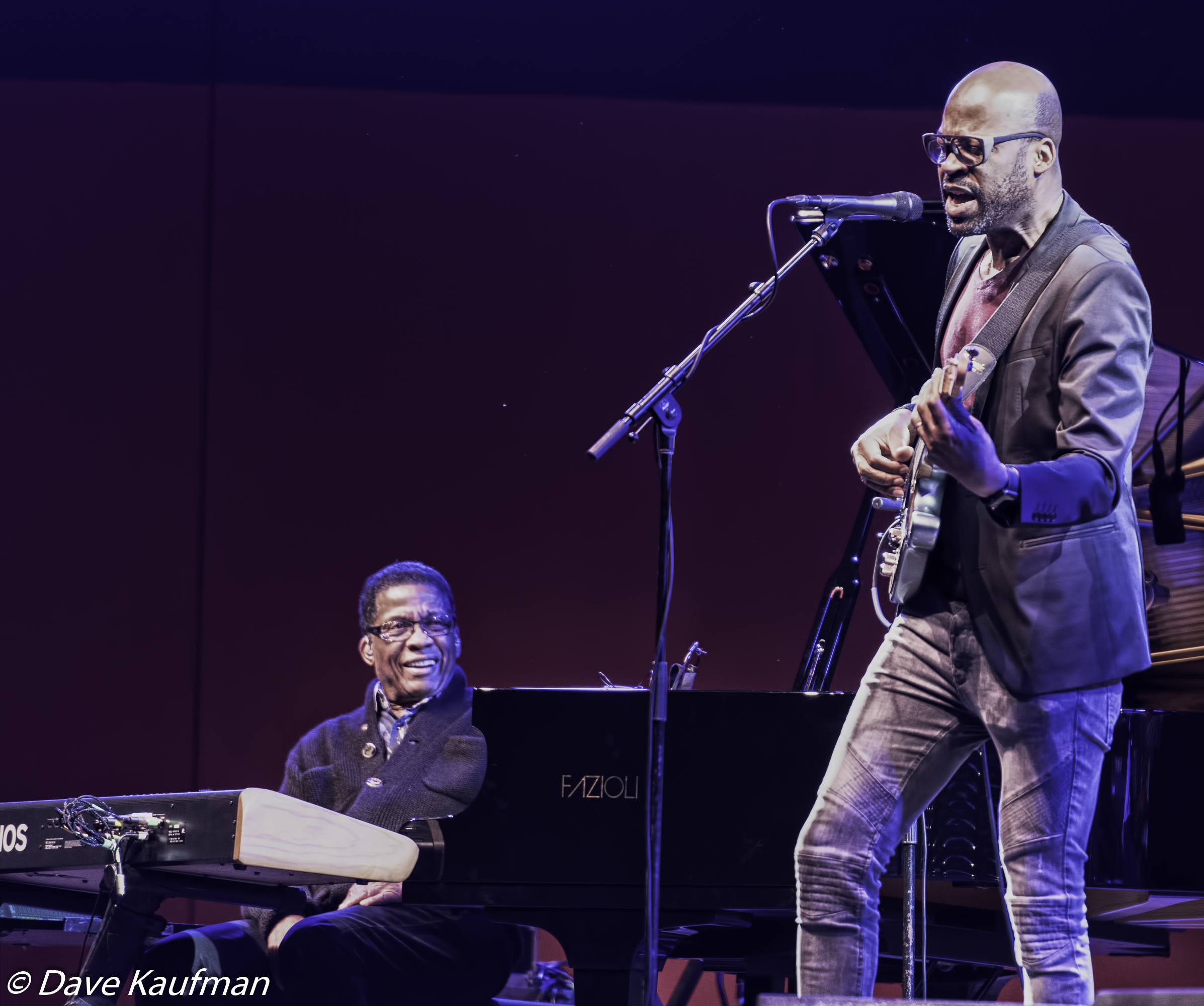 Herbie Hancock and Lionel Loueke at the Monterey Jazz Festival