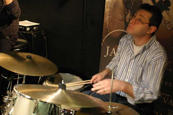 Bertrand Campeol with "Git Your Kicks 4tet" at le Contretemps, Geneva, Switzerland, 2005