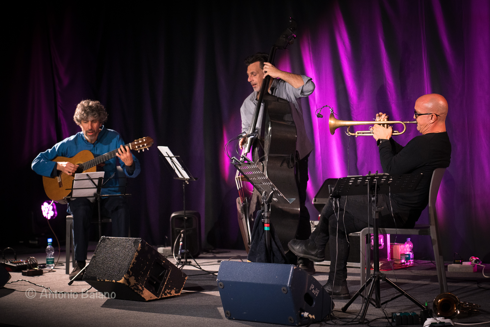 Falzone/Ballestrero/Liberti Acoustic Trio — jazz photo by Antonio Baiano | All About Jazz