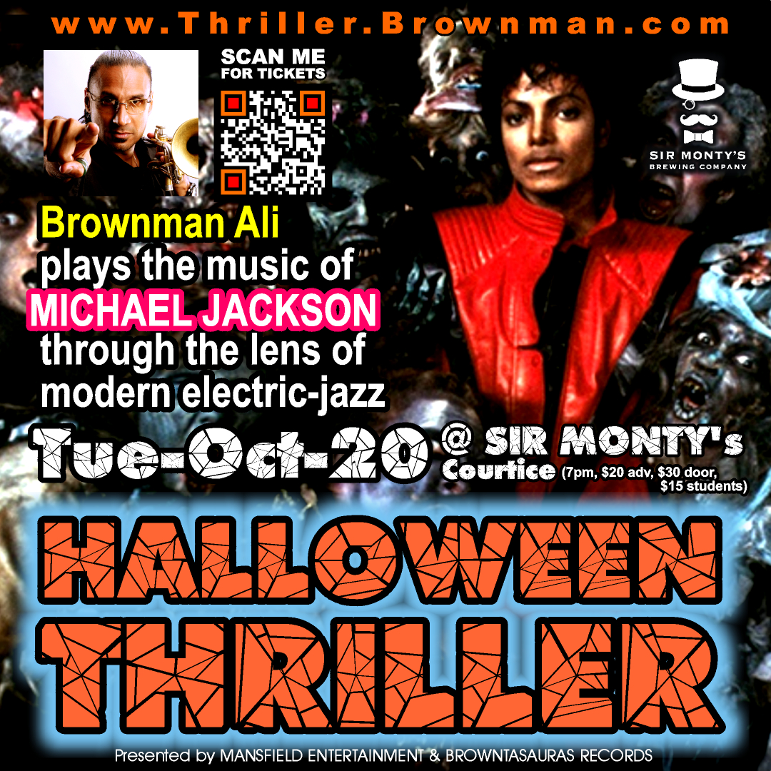 Brownman's HALLOWEEN THRILLER -- Courtice tour date 2026 — jazz photo by Andrew Nicholson | All About Jazz