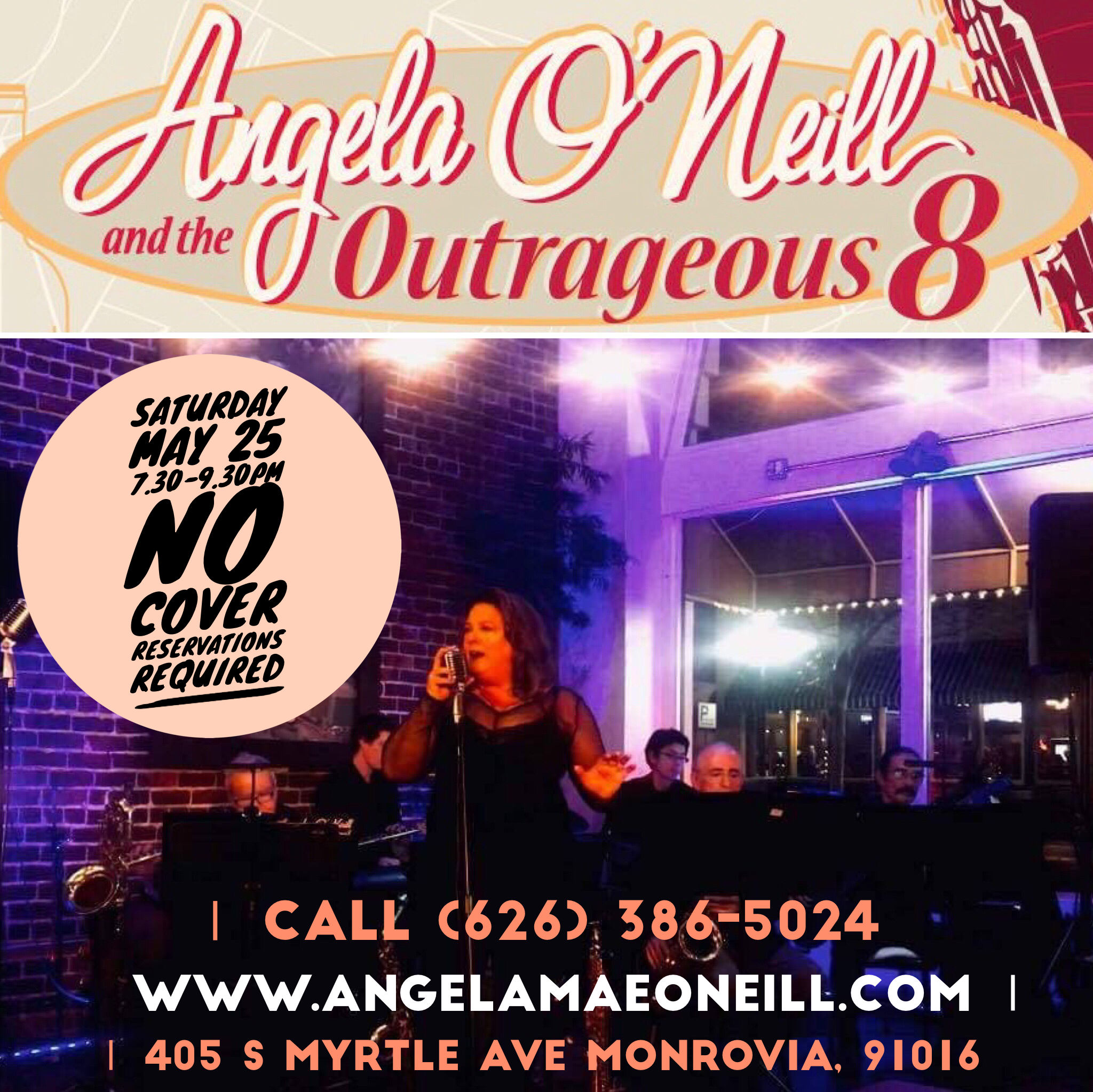 Angela O’neill And The Outrageous8