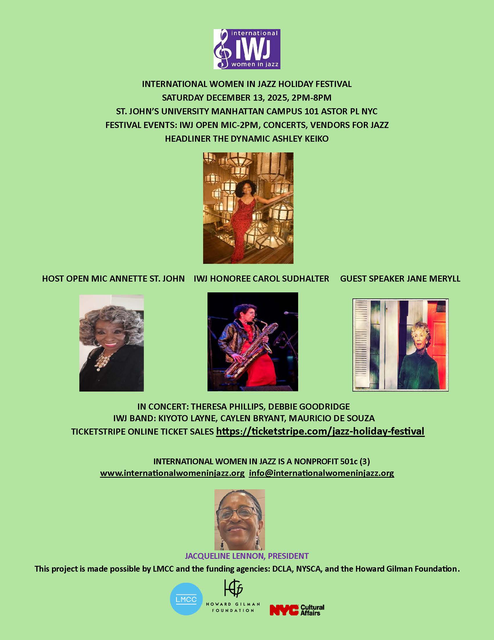 IWJ Holiday Jazz Festival