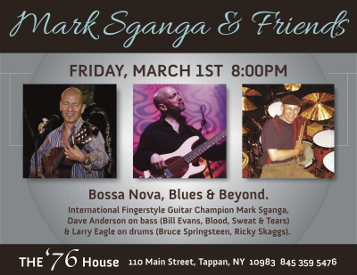 Mark Sganga's Bossa, Blues & Beyond at 76 House