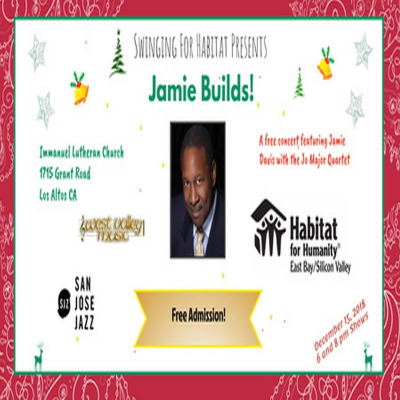 Jamie Davis Builds! A Free Christmas Concert  Late Show - 8pm at Immanuel Lutheran Church
