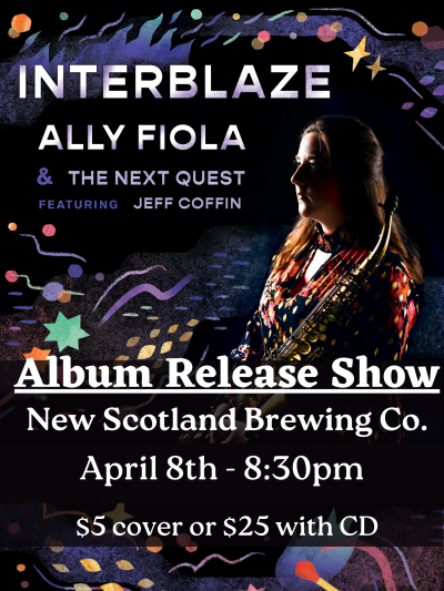 Ally Fiola & The Next Quest - Album Release at New Scotland Brewing Co.