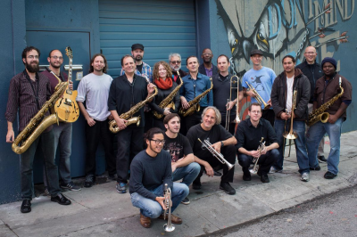 Electric Squeezebox Orchestra at California Jazz Conservatory - event poster Electric Squeezebox Orchestra at California Jazz Conservatory