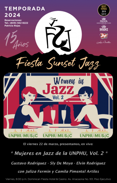 Women in Jazz of the UNPHU, Vol. 2 at Fiesta Sunset Jazz