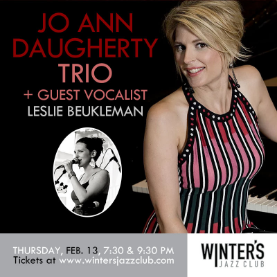 Jo Ann Daugherty + Leslie Beukleman at Winter's Jazz Club