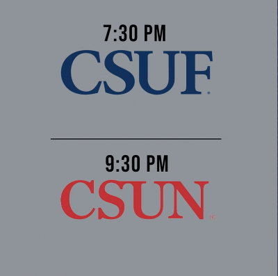College Night At Sam First: Csu Fullerton &amp; Csu Northridge