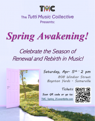 Tutti Music Collective Spring Awakening Concert at Boynton Yards At 808 Windsor St