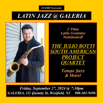 The Julio Botti South American Project Quartet at Galeria West Art Gallery