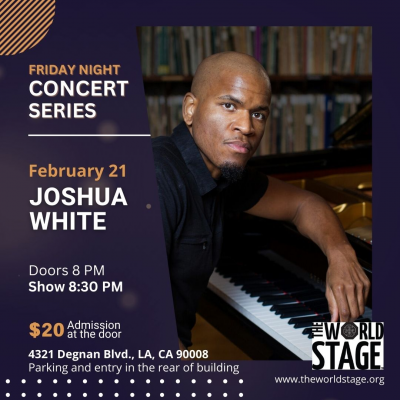 Joshua White Trio at The World Stage