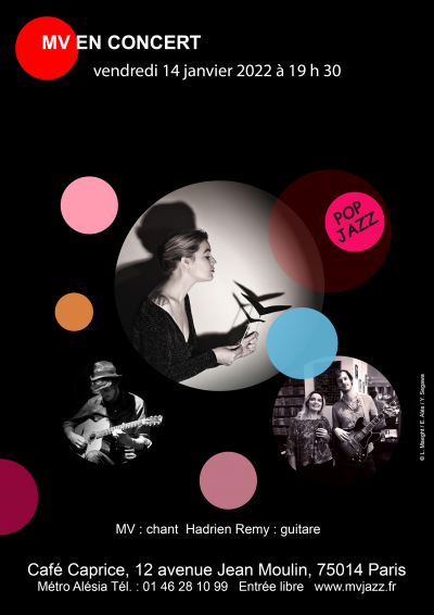Mv & Hadrien Rémy En Concert at Caprice Café - event poster Mv & Hadrien Rémy En Concert at Caprice Café