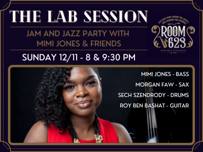 The Lab Session: Jam & Jazz Party With Mimi Jones & Friends at Room 623 - event poster The Lab Session: Jam & Jazz Party With Mimi Jones & Friends at Room 623