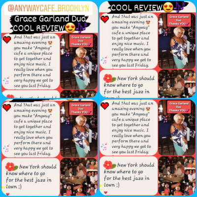 Grace Garland Duo November Jazzin'  at Anyway Cafe - Neck Road