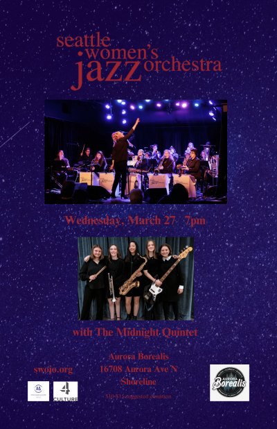 Seattle Women's Jazz Orchestra at Aurora Borealis