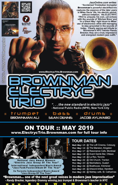 BROWNMAN ELECTRYC TRIO - Spring Tour Date at The Mansion