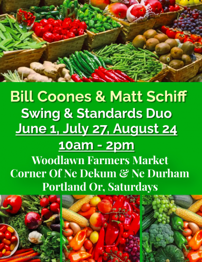 Swing & Standards Duo Woodlawn Farmers Market at Woodlawn Farmers Market - event poster Swing & Standards Duo Woodlawn Farmers Market at Woodlawn Farmers Market