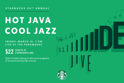 Starbucks Hot Java Cool Jazz at The Paramount Theatre - Seattle - event poster Starbucks Hot Java Cool Jazz at The Paramount Theatre - Seattle