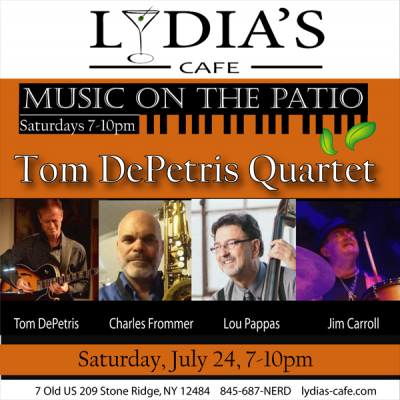Tom Depetris Quartet at Music On The Patio at Lydia's Cafe
