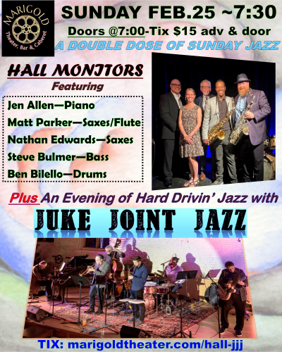 Special Spring Break Double Dose Jazz Show at The Marigold Theater