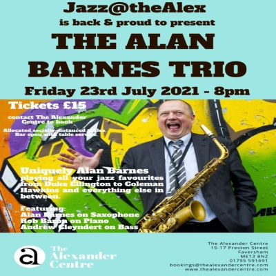 Jazz@thealex - The Alan Barnes Trio at The Alexander Centre