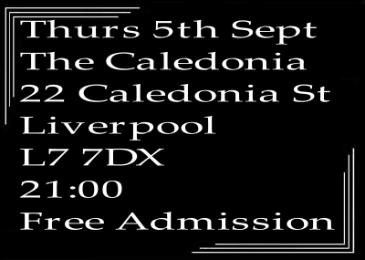 Jazz In Liverpool - Speakeasy Bootleg Band At The Caledonia Thurs 5th Sept 2019 at The Caledonia