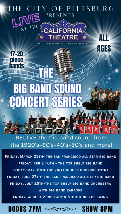 David Hardiman's San Francisco All Star Big Band's 50th Golden Anniversary Year 2025 at Big Band Sound Concert Series at California Theatre
