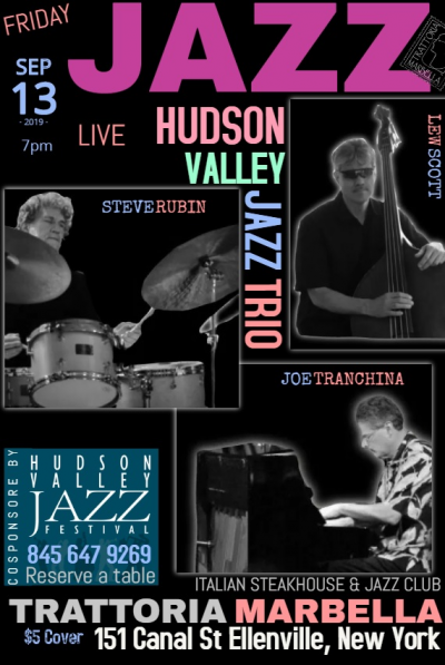 Hudson Valley Jazz Trio at Trattoria Marbella