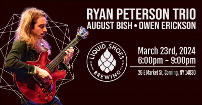 Ryan Peterson Trio at Liquid Shoes Brewing