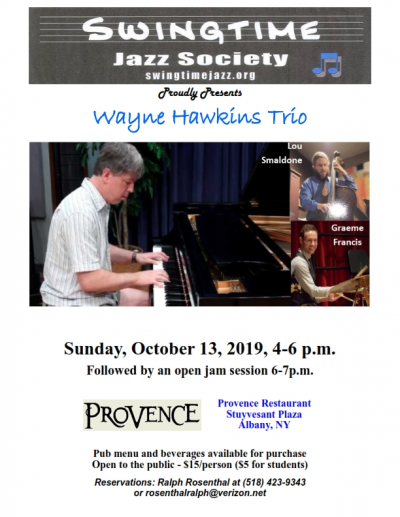 Wayne Hawkins Trio at Provence Restaurant