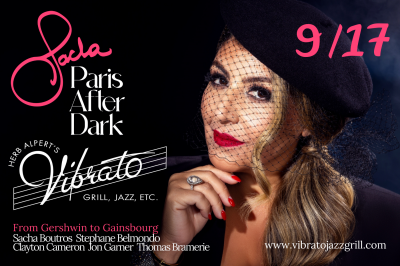 Sacha Boutros “paris After Dark” - Cd Release Featuring French Jazz Legends Stéphane Belmondo & Thomas Bramerie At Vibrato at Vibrato Grill Jazz