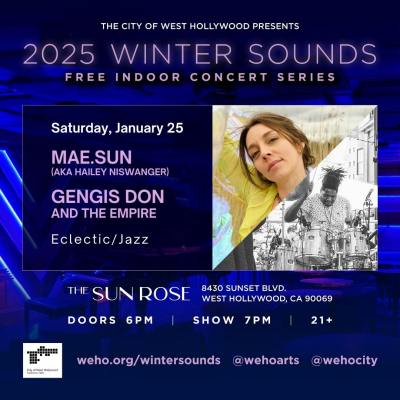 MAE.SUN and Gengis Don and the Empire at West Hollywood Winter Sounds Series at The Sun Rose