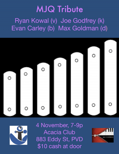 Jazz Revelations: Mjq Tribute at Acacia Club - event poster Jazz Revelations: Mjq Tribute at Acacia Club