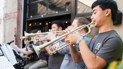 Sjz High School All Stars @ Jazz Wednesdays At Christmas In The Park at Plaza De César Chávez