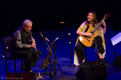 Paquito D'rivera And Berta Rojas Meet Berklee: The Music Of AgustĂn Barrios MangorĂ© at Berklee Performance Center - event poster Paquito D'rivera And Berta Rojas Meet Berklee: The Music Of AgustĂn Barrios MangorĂ© at Berklee Performance Center