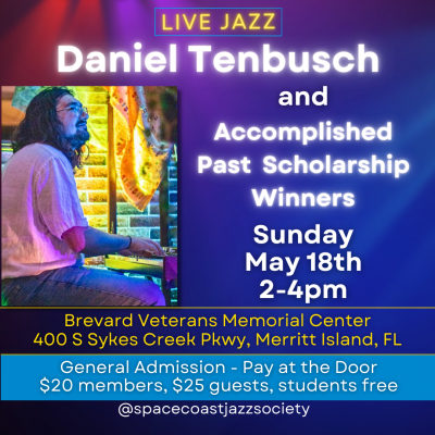 Daniel Tenbusch And Accomplished Past Scholarship Winners at Brevard Veterans Memorial Center