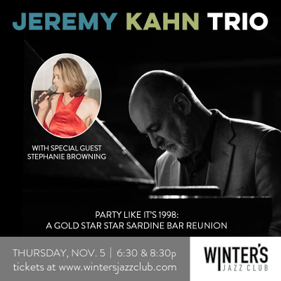 Jeremy Kahn Trio With Special Guest Stephanie Browning