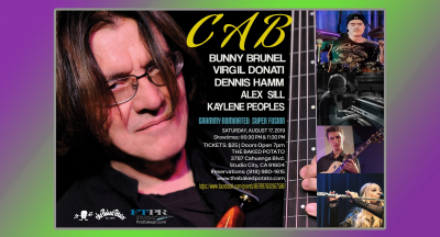 Cab Starring Bunny Brunel & Virgil Donati at The Baked Potato