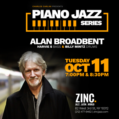 Piano Jazz Series: Alan Broadbent at Zinc Bar