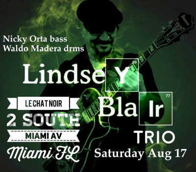 The Lindsey Blair Trio Downstairs In The Cellar at Le Chat Noir De Salis