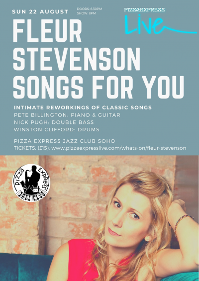 Fleur Stevenson 'songs For You' at PizzaExpress Jazz Club Soho