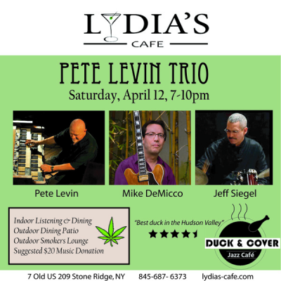 Pete Levin Trio at Lydia's Cafe