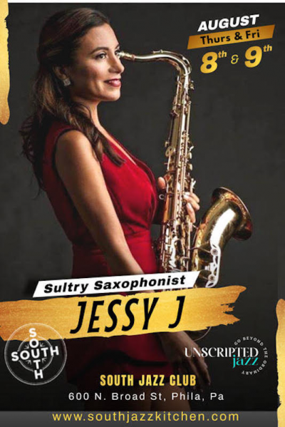 Jessy J And The Gerald Veasley Band at South Jazz Club - event poster Jessy J And The Gerald Veasley Band at South Jazz Club