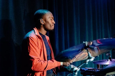 Efa Etoroma, Jr. Trio at Blue Guitar @ Arroyo Seco Golf Course - event poster Efa Etoroma, Jr. Trio at Blue Guitar @ Arroyo Seco Golf Course