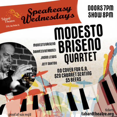 Modesto Briseno Quartet at Tabard Theatre