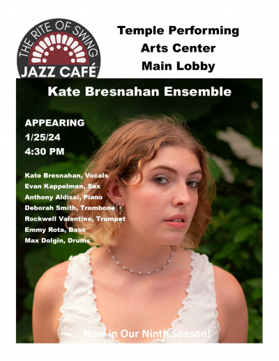 Kate Bresnahan Ensemble at Temple Performing Arts Center