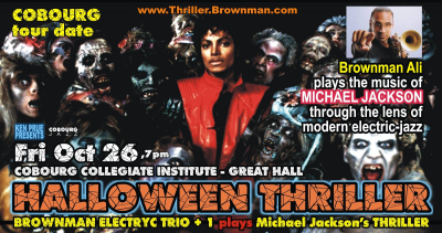 BROWNMAN'S Halloween Thriller (cobourg) - Michael Jackson As Electric-jazz at Cobourg Collegiate Institute
