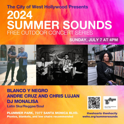 Blanco Y Negro, Andre Cruz And Chris Lujan, Dj Monalisa at Summer Sounds Series at Plummer Park