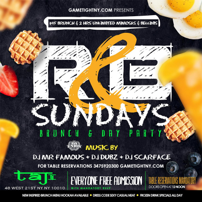 Taj Lounge Sunday Brunch 2021 at Taj Lounge